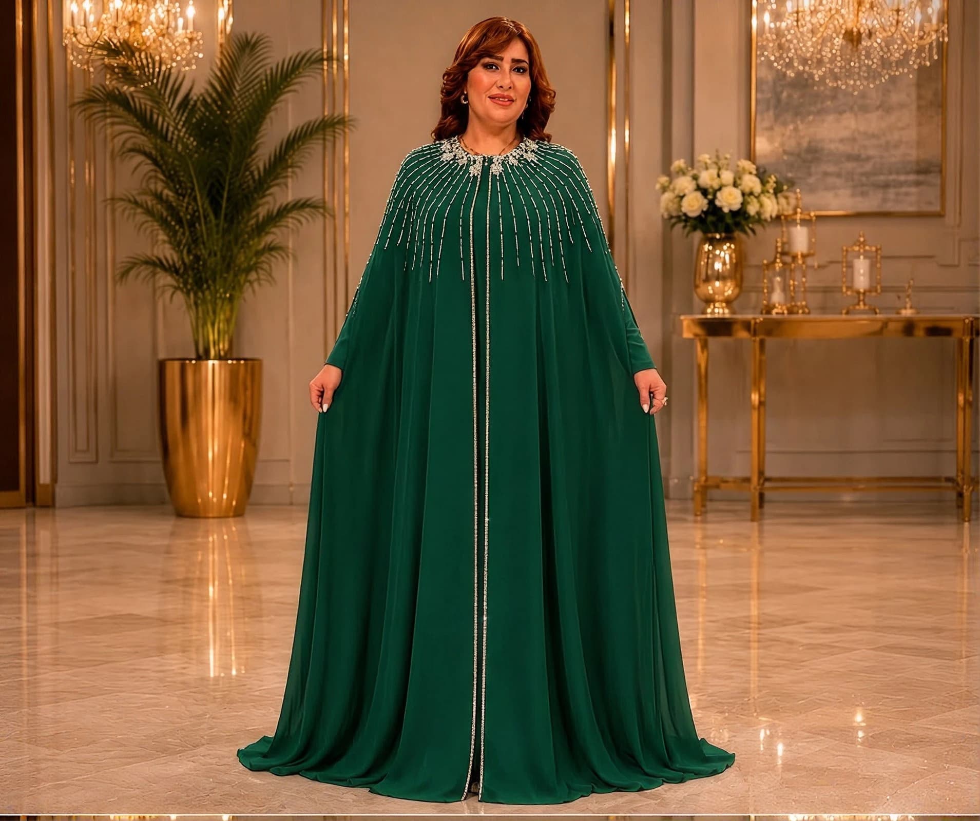 عباية حديقة الزمرد